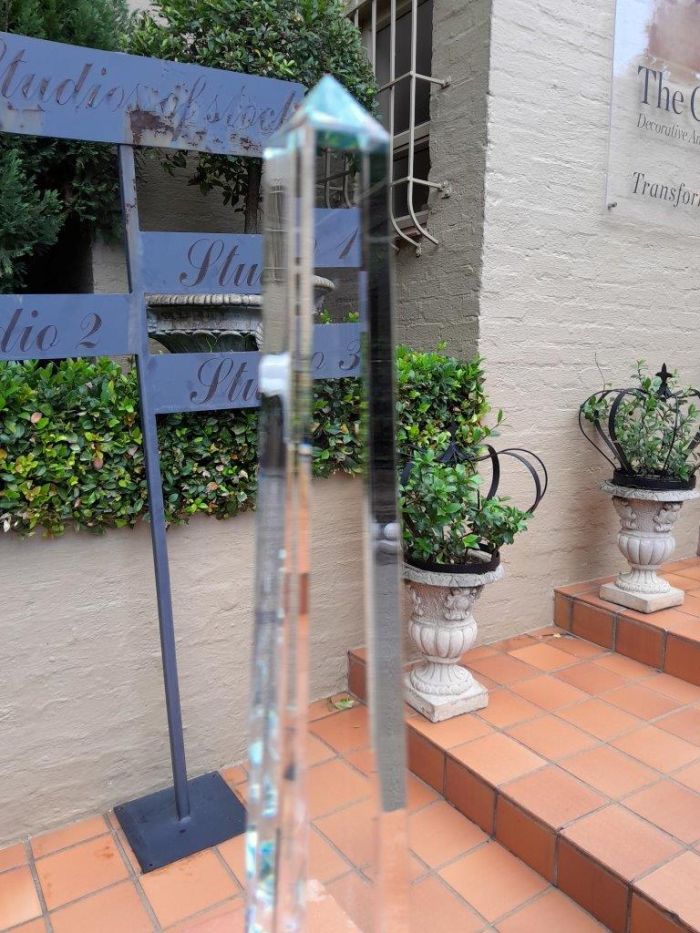 A Pair Of Decorative Crystal Obelisks - Image 5
