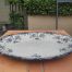 An Antique Blue and White Hand Painted Porcelain Platter