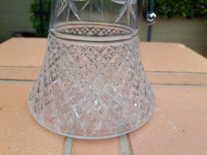 An Antique Crystal and Silver Plated Claret Jug - Image 3