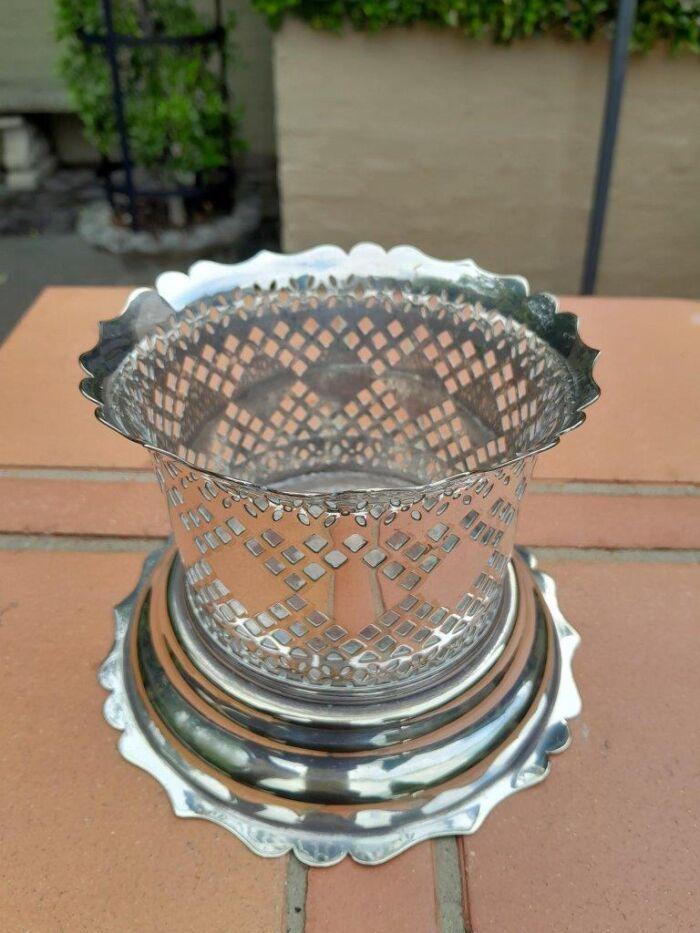 A 20th Century Silver-Plate Champagne / Wine bottle Holder - Image 2