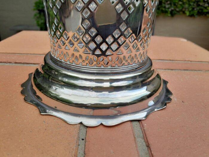 A 20th Century Silver-Plate Champagne / Wine bottle Holder - Image 3
