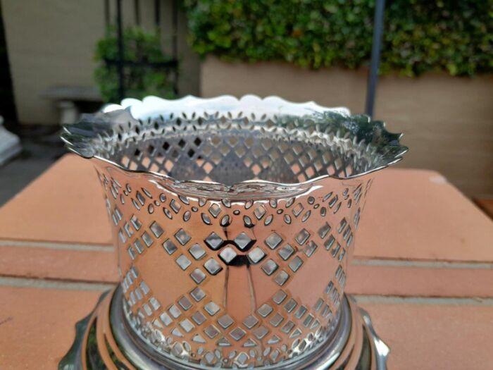 A 20th Century Silver-Plate Champagne / Wine bottle Holder - Image 4