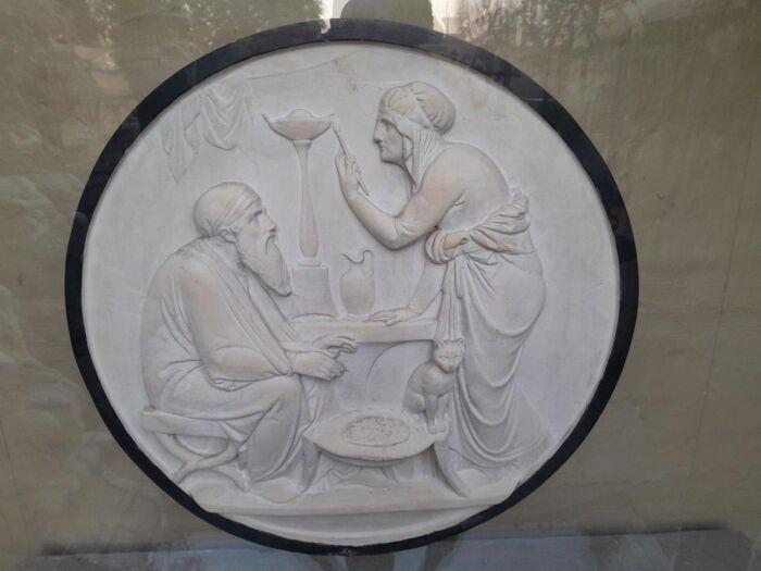 A 20th Century Decorative Large Size Plaque In A Custom Made Perspex Display Box - Image 6