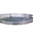 An Early 20th Century Silver-Plate Gallery Tray On Bun Feet