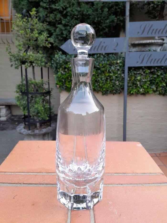 A Crystal Decanter With Bubble Design - Image 3