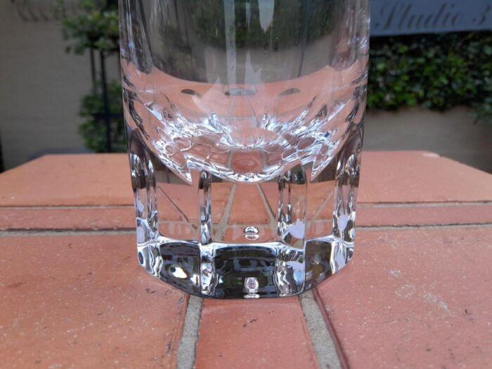 A Crystal Decanter With Bubble Design - Image 5