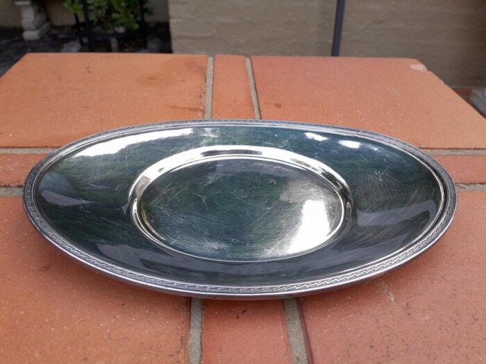 A 20th Century Sheffield Silver Plate Gravy / Sauce Boat With Matching Underplate By Mappin & Webb - Image 5