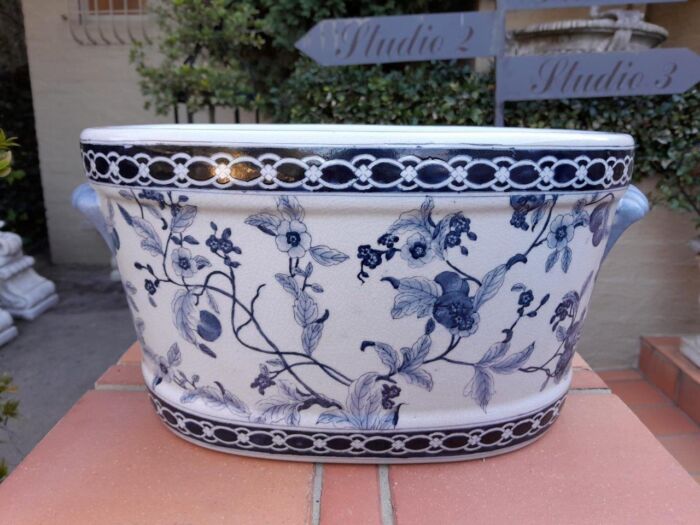 A 20th Century Porcelain Jardiniere - Image 2