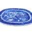 An Antique Early 20th Century English Blue / White Platter