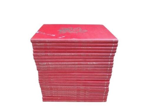 A 20th Century Circa 1970s Complete Set Of Twenty Three Volumes Of History Of The English Speaking People