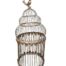 A Decorative And Large Size Birdcage In A Hand Gilded With Gold Leaf Finish