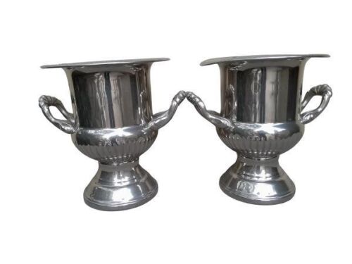 A Pair Of Silver Plate Champagne/Wine Buckets