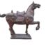 A 20th Century Chinese Carved Wooden Horse Of Large Proportions