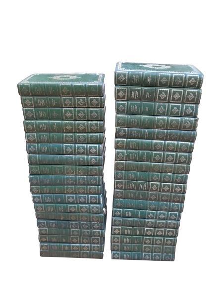 A 20TH Century Circa 1970s Complete Set Of Thirty Six (36) Charles Dickens Books With Hard Cover