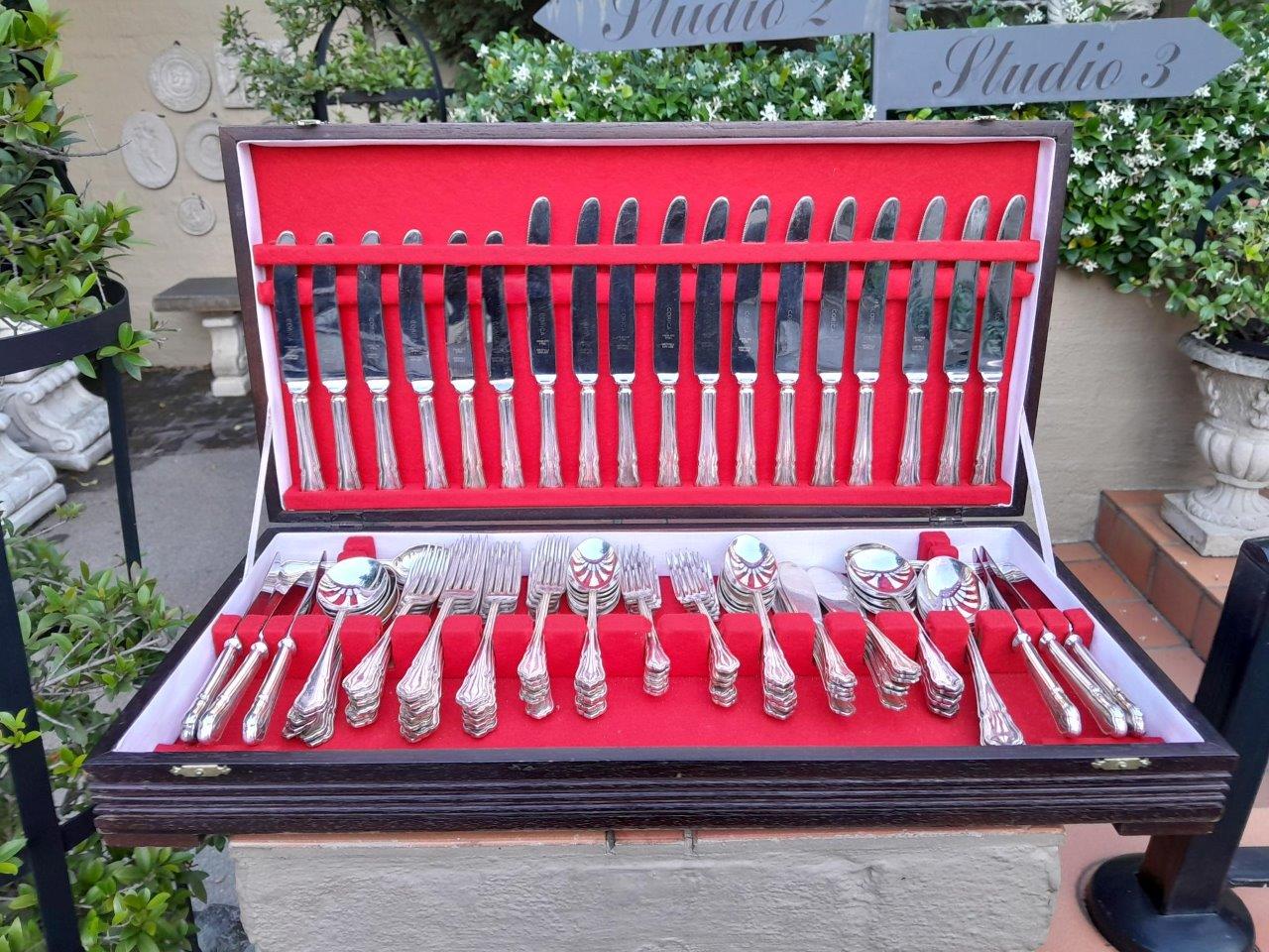 A Twelve Place Setting Of Corica Silver Plate Cutlery Comprising Twelve Each - Image 2
