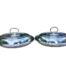 A Pair Of Silver-Plate Entrée Dishes With Lids