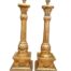 A 20th Century French Pair Of Carved And Giltwood Lamps Nd