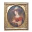 A 20th Century Oil Painting In Gilded Ornately Carved Frame