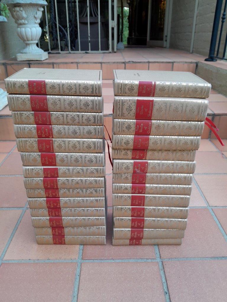 A 20th Century Set Of Twenty Seven Volumes Of The Works Of Famous Authors, Artists Poets And Philosophers - Image 3