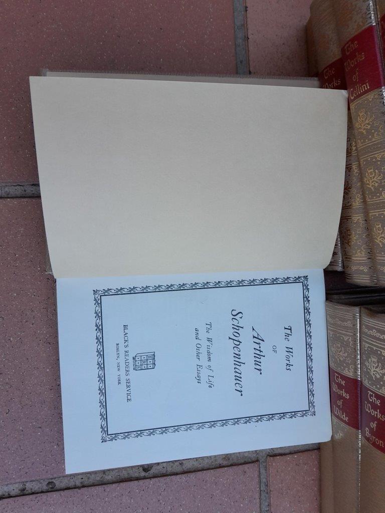 A 20th Century Set Of Twenty Seven Volumes Of The Works Of Famous Authors, Artists Poets And Philosophers - Image 5