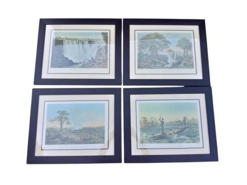 A 20th Century Set Of Four Photolithographs Of Victoria Falls