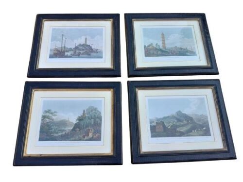 A 20th Century Set Of Four Photolithographs Taken In China