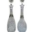 A 20th Century Near Pair Of Cut Crystal Decanters