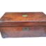 A 19th Century Rosewood Campaign Writing Slope / Box With Tooled Leather Interior And Compartment