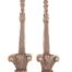 A Pair Of French Style Gilt Mirror / Art / Plate Holders Sconces