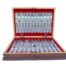 An Early 209th Century Circa 1908  Edward VII Set Of Twenty- Four Sheffield Silver Handled Fruit Set In Box Consisting Of Twelve Fruit Knives And Twelve Fruit Forks With Steel Blades (917 Grams)