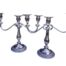 An Early 20th Century Pair Of  Silver Plate Candelabras
