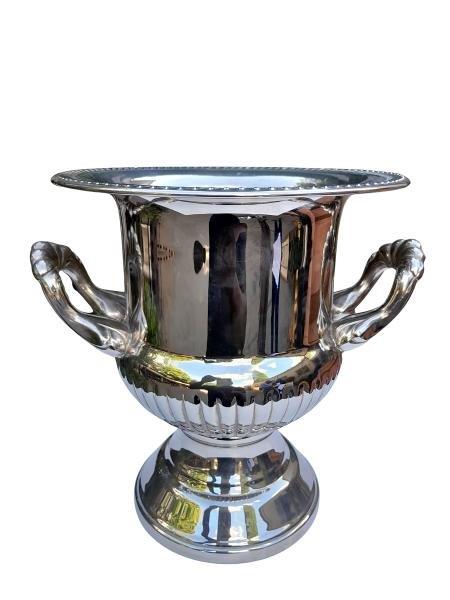 A 20TH Century Silver-Plate Champagne / Wine Cooler With Handles