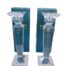 A Pair Of Crystal Bohemia Candlesticks With Boxes