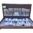 A 20th Century Silver Plated A1 Twelve Place Cutlery Set In Wooden Cantee