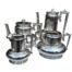 An Antique Victorian Silver Plate Four Piece Tea Set Comprising A Coffee Pot
