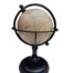 A Library Desk Antique Style Globe With Metal Mounts On Wooden Stand