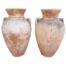 A 20th Century Pair Of Terracotta Aged Urns Of Large Proportion