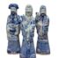 An Antique 20th Century Set Of Three Chinese Porcelain Statues
