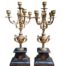 A 19th Century French Pair Of Gilt Metal  Candelabras