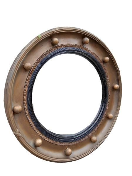 An Antique 20th Century Circular Convex Mirror ND