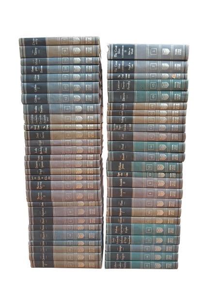A 20TH Century Circa 1971 And Nineteenth Printing Set Of Fifty-Two Volumes Of Encyclopedia Brittanica Great Books Of The Western World