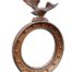 Regency Style Convex Mirror With Eagle With Outstretched Wings Decoration