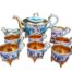 A Capodimonte Tea / Coffee Set Comprising  6 Cups