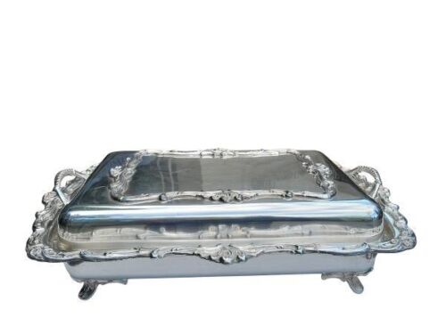 An Antique Victorian Style Serving Dish On Four Feet Of Large Proportion