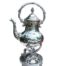 A 20th Century Silver Plate Kettle On Stand