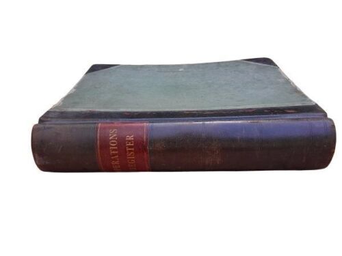 A 20th Century Large Register Ledger