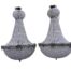 A Pair of French Empire Style Beaded Chandeliers
