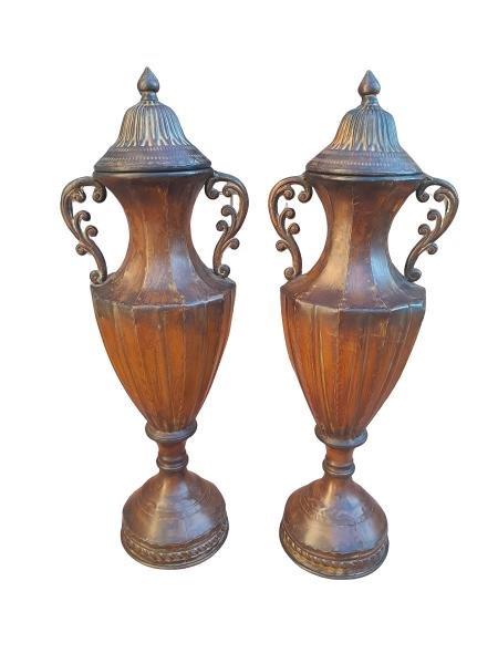 A 20th Century Pair Of Urns