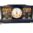 An Antique Circa Early 1900s Ingraham Palace Clock With Key In Excellent Condition And Of Large Proportions