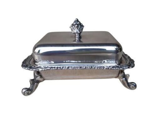 A  20th Century Electroplate Butter Dish